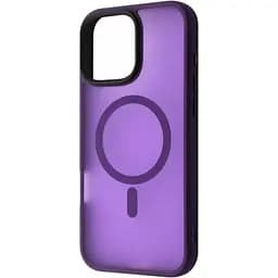 Чохол Wave Matte Insane Magnetic Ring with MagSafe для Apple iPhone 16 Pro Max Deep Purple [116350]