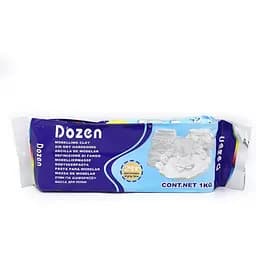 Маса для для ліплення Bambi "Dozen" DSCN0668 білий, 1 кілограм