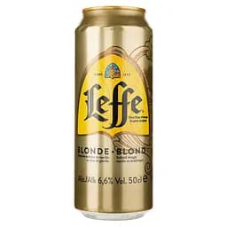 Уцінка. Пиво Leffe Blonde, світле, 6,6%, з/б, 0,5 л (478571) 
