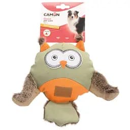 Іграшка для собак Camon сова полотняна з пищалкою 30 см (AH4029)