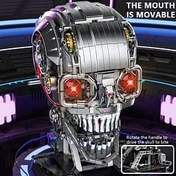 Конструктор череп MJI Skeleton механічний від  для дітей та дорослих  1099 деталей - мініатюра 5