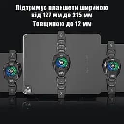 Кулер з екраном активне охолодження для планшета Memo DL05 шириною до 215 мм Black (18522) - мініатюра 3