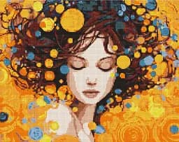 Набір з алмазною мозаїкою Портрет елегантності, 40x50 см