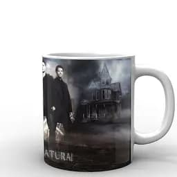 Кухоль GeekLand Supernatural Сем Дін Кастіель SN.02.014.604 330 мл білий