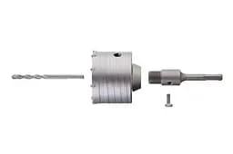 Свердлильна коронка по бетону SDS plus для перфоратора Intertool 80 мм - мініатюра 4