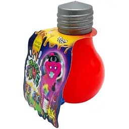 Вязкая масса лампочка Danko Toys Fluoric Crazy Slime SLM-07-01U светится в темноте оранжевая