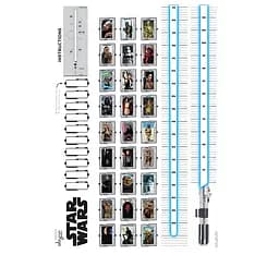 Наклейки інтер'єрні Star Wars HEIGHT MEASURE (Зоряні війни) 100x70 см