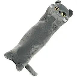 М'яка іграшка Bambi Кіт батон 105 см сіра