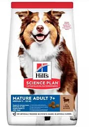 Сухий корм Hill's Science Plan Mature Adult Medium для собак, з ягням і рисом, 14 кг