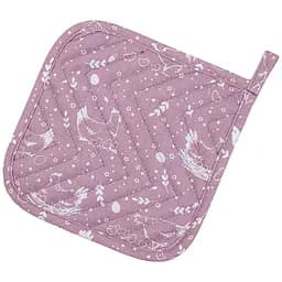 Прихватка Home Line Курочки 20x20 см ліловий (182610)