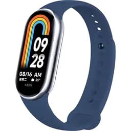 Силіконовий ремінець BeCover для Xiaomi Mi Smart Band 8 Blue Horizon (709380)