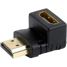 Перехідник Cablexpert HDMI-HDMI з'єднувач 90 градусів (A-HDMI90-FML)