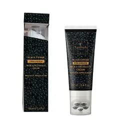 Крем для шиї та декольте з масажним аплікатором Famirel Black Caviar Пружність і Оновлення, 100 мл - мініатюра 3