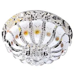 Люстра стельова Brille розвмна кришталева E14 40W WH (BCL-616C/9)