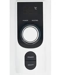 Водонагрівач Midea 80 л, 2 кВт, сухий ТЕН, вертикальний, прямокутний, білий (D80-20ED2(D)) - мініатюра 4