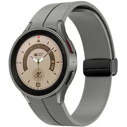 Браслет Samsung Galaxy Watch 6 Classic 43mm 6 Classic 47mm - сірий ширина кріплення 20мм силікон Watchbands Cls-black (W34-243242342)