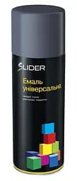 Фарба аерозольна емаль SLIDER RAL 7024 Графітовий сірий 400мл