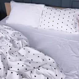 Простирадло MirSon Сатин 22-1390 Hearts and Dreams 110х160 см (2200010563740)