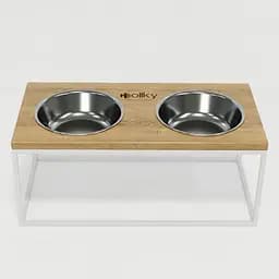 Hollky Base XL20 — миски на підставці для великих собак (2 × 1,8 л) - мініатюра 3