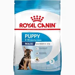 Сухий корм для цуценят великих порід Royal Canin Maxi Puppy з м'ясом птиці і рисом 4 кг