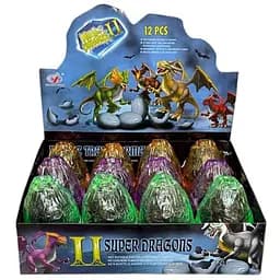 Іграшка-сюрприз у кулі Dino Toys Супер Дракон помаранчевий (Q9899-10)