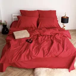 Комплект постільної білизни Lelit SS-3031/1 двоспальний страйп сатин (le2000000291208)