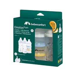 Набір для годування Bebe Confort: пляшки Emotion Physio, 270 мл, 2 шт. + диспенсер Urban Garden, білий (3102209180) - мініатюра 4