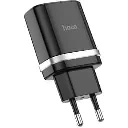 Зарядний пристрій Hoco C12Q USB QC 18W чорний