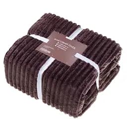 Плед флісовий Home Line 200х220 см шоколадний (191743)