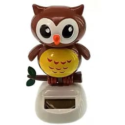 Сова танцующая на солнечной батарее Flip Flap 10.5х6х6 см