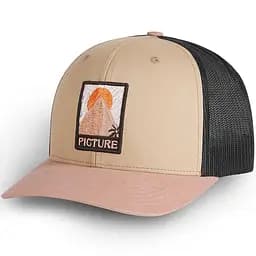 Кепка Picture Organic Kuldo Trucker ONE SIZE Чорний-Бежевий