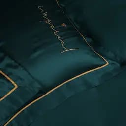 Наволочка MirSon Imperial Tencel №07 Emerald 40х40 см (2200010755787) - мініатюра 3