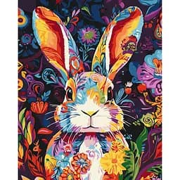 Картина за номерами на підрамнику Brushme Пухнастий гість свята