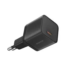 Мережевий зарядний пристрій Baseus GaN5S Fast Charger 1C 30W EU чорний P10162504113-00 - мініатюра 3