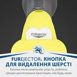 Фурмінатор для вичісування FURminator для собак з короткою шерстю розмір XS - мініатюра 4