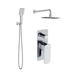 Комплект для ванни та душу прихованого монтажу Cersanit Larga S952-029 СЕТ B342 зі змішувачем Хром 30412