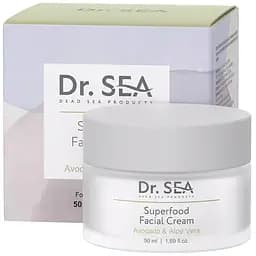  Крем-суперфуд для лица Dr. Sea из авокадо и алоэ вера 50 мл (20684)