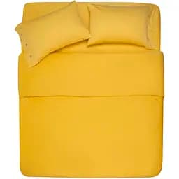 Простыня Ardesto Mix & Match сатин 240x260 см желтая (ART2426FSS)