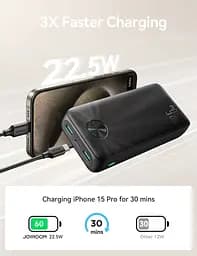 УМБ Joyroom 20000mAh 22,5W PD,QC3.0, 2xUSB-A, USB-C In/Out Black - мініатюра 7