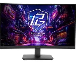 Монітор 27" AsRock iтор PG27QRT1B Curved QHD VA 180Hz (PG27QRT1B)