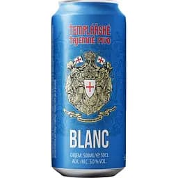 Пиво Templarske Blanc светлое нефильтрованное 5% 0.5 л