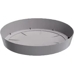 Підставка для горщика Prosperplas Lofly, кругла, 10,5 см, сіра (70774-405)