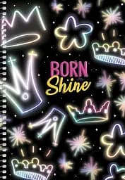 Тетрадь для записей Student А5, в клеточку, спираль, 80 л., Королевская жизнь (A5-SC-080-6093K)