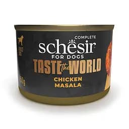 Консервы для собак Schesir Taste the World Chicken Masala шезир масала с курицей в бульоне натуральные, влажные