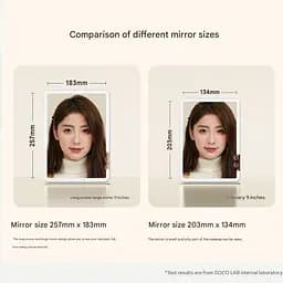 Дзеркало для макіяжу Xiaomi DOCO 11 " Daylight Portable Flat Mirror Pro Pink (324895) - мініатюра 9