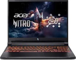 Ноутбук Acer 16 Nitro V 16 ANV16-42 WUXGA IPS/AMD R7-260/16GB/1TB/RTX 5070 8GB/Linux/Black (NH.U1FEU.003)