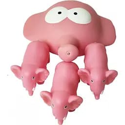 Игрушки для купания Metr+ Слоник набор пискавок 4 шт. B-331  