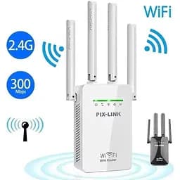 Підсилювач Wi-Fi сигналу для дому та дачі репітер 300 Мбіт/с - мініатюра 3