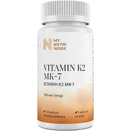 Витамин К2-менахинон-7 My Nutri Week 100 мкг 120 капсул