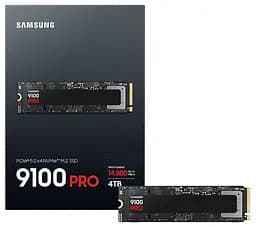 Накопичувач SSD Samsung m.2 NVMe 4TB 9100 PRO V-NAND TLC (MZ-VAP4T0BW) - мініатюра 4